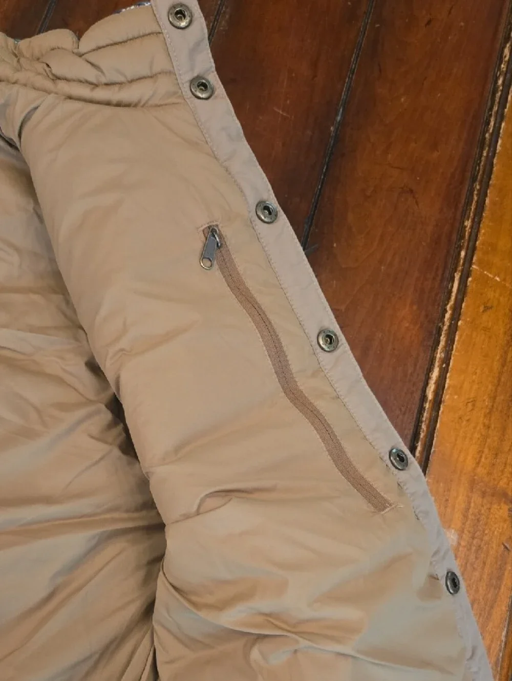 Howler Brothers Tan Vest with Multicolor Patterned Yoke